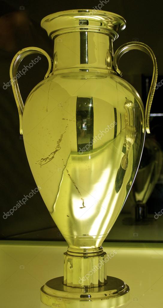 Champions League Cup won by AC Milan at the AC Milan Museum Stock Editorial Photo