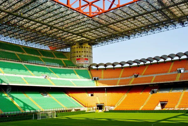 Stadion san siro w Mediolanie, Włochy — Zdjęcie stockowe