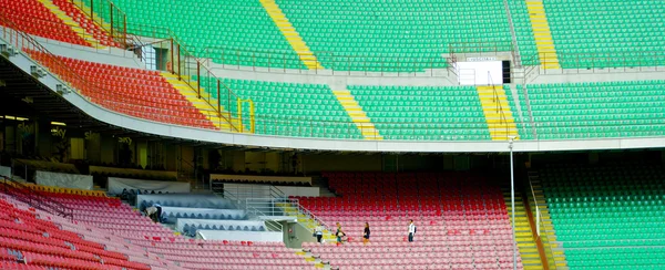 Stadion san siro w Mediolanie, Włochy — Zdjęcie stockowe