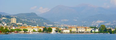 lugano, İsviçre ve lake Lugano şehir