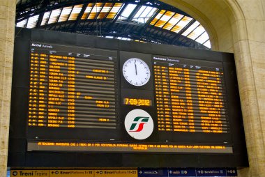 zamanlama tablosu tren istasyonu