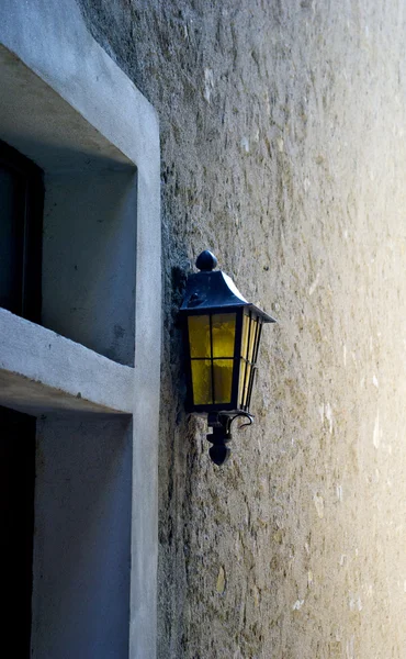 Lâmpada velha em Gandria — Fotografia de Stock