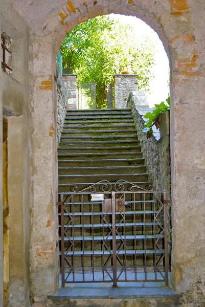 Escadas de pedra em Gandria — Fotografia de Stock