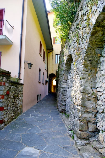 Bella vista di Gandria, la città sulla collina di montagna in Svizzera — Foto Stock