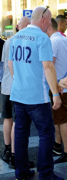 Manchester City fan — Stok fotoğraf