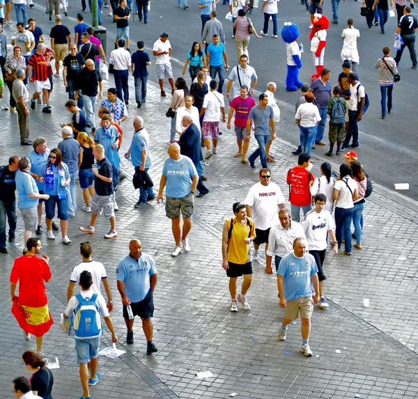 Futbol seyretmek git — Stok fotoğraf