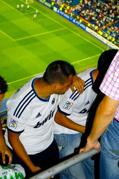 Two fans of Real Madrid — Stock Photo, Image