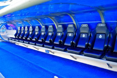 yedek oyuncular için koltuk