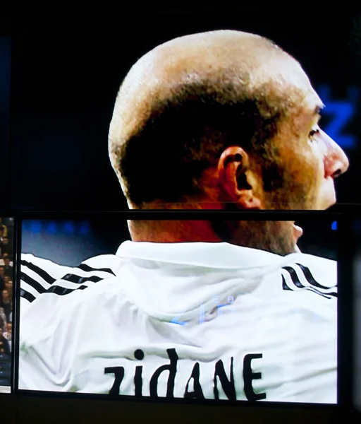 Zidane, parte de la historia del Real Madrid —  Fotos de Stock