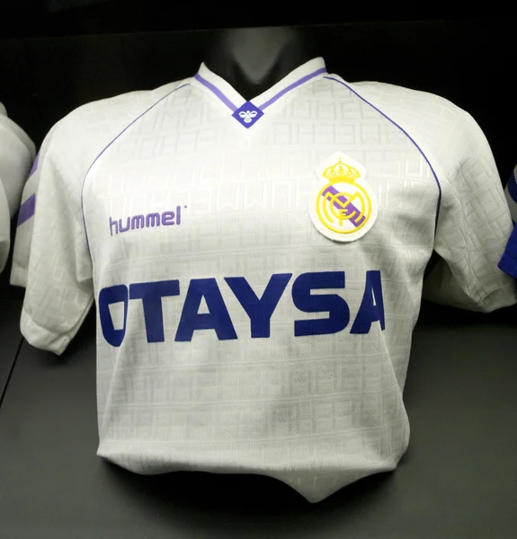 Camisa histórica do Real Madrid dos anos 90 — Fotografia de Stock