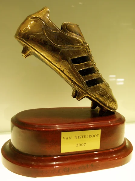 Zlaté kopačky 2007 van nistelrooy — Stock fotografie
