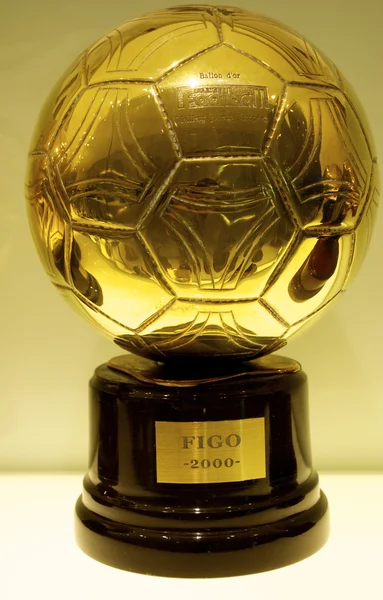 Golden Ball 2000 of Luis Figo — Stock Photo, Image