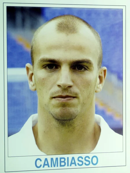 Esteban Cambiasso on the first day in Real Madrid — Stock Photo, Image