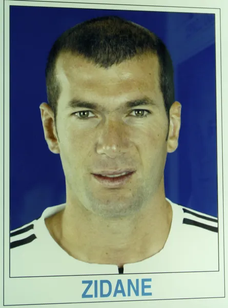 Zidane on the first day in Real Madrid — Stock Photo, Image