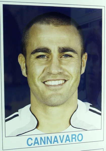 Fabio Cannavaro on the first day in Real Madrid — Stock Photo, Image
