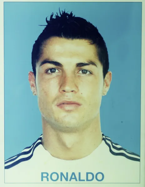 Cristiano Ronaldo en el primer día en el Real Madrid — Foto de Stock