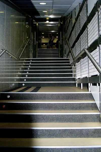 皇马更衣室的楼梯 — 图库照片