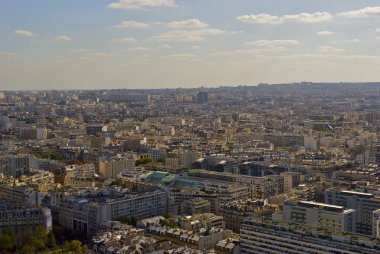 Fransa 'nın Paris şehrinin manzarası