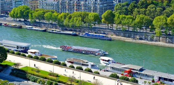 Seine, Parijs, Frankrijk — Stockfoto