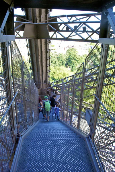 Eiffel tower stairs — Stock Photo, Image