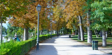 retiro park, madrid sokakta