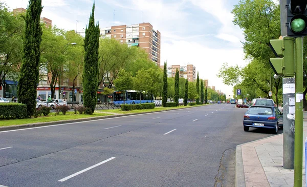 Vägen i madrid, Spanien — Stockfoto