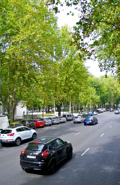Madrid Caddesi, İspanya. — Stok fotoğraf
