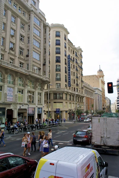 As ruas de Madrid, Espanha — Fotografia de Stock