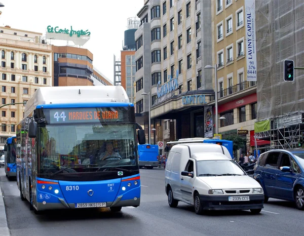 Ulica Madrid, Hiszpania — Zdjęcie stockowe