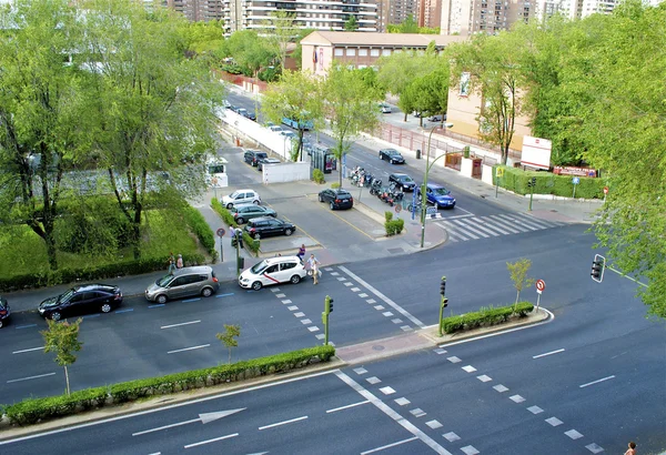 Gatorna i madrid, Spanien — Stockfoto