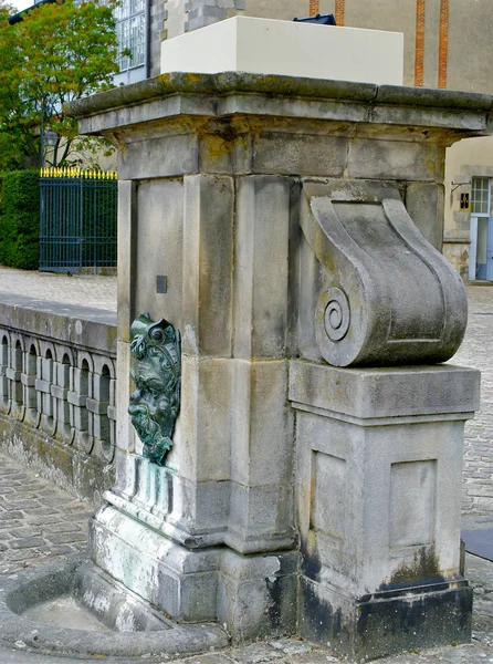 Piękny zabytkowy średniowieczny - fontainbleau Zamek Królewski polowanie. — Zdjęcie stockowe