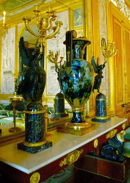 CASTLE FONTAINEBLEAU, jalá-DE-FRANCE, FRANCIA: Imagen tomada dentro del Palacio de Fontainebleau — Foto de Stock