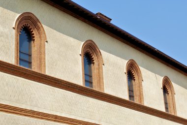 parçası sforza Kalesi, milan, İtalya