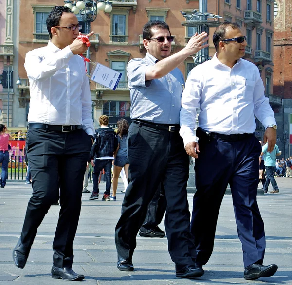 Tres hombres bien vestidos —  Fotos de Stock