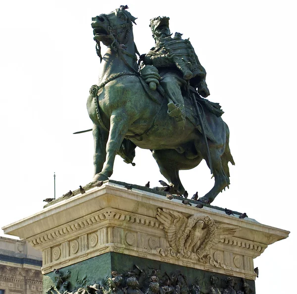 Imagem da Estátua de Vittorio Emanuele II — Fotografia de Stock