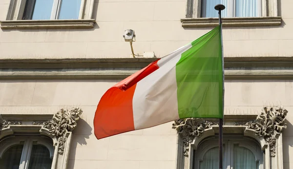 Italienische Flagge — Stockfoto