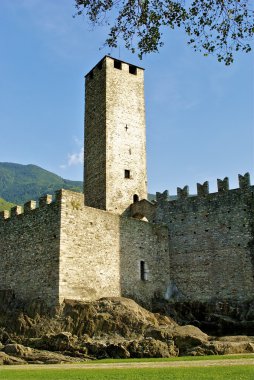 bellinzona kale montelbello, unesco dünya mirası bellinzona, İsviçre de bir parçası