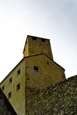 bellinzona kale montelbello, unesco dünya mirası bellinzona, İsviçre içinde kalıntıları