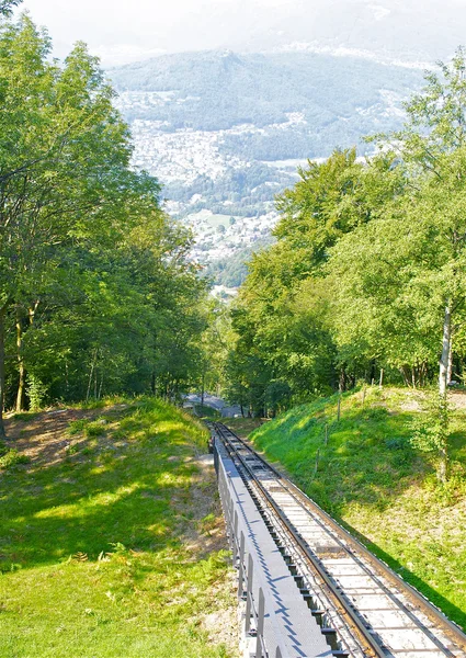 Eisenbahn in der Schweiz — Stockfoto
