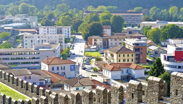 Kaleler Bellinzona, İsviçre — Stok fotoğraf