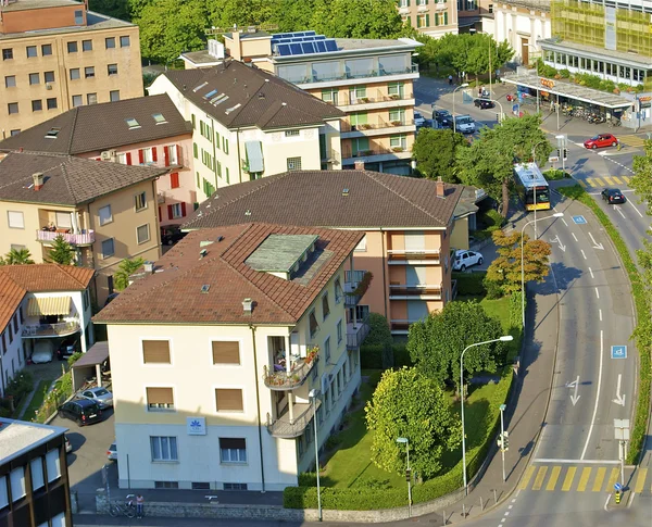 Häuser in der Schweiz — Stockfoto