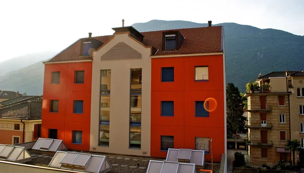 Mimari Bellinzona, İsviçre — Stok fotoğraf