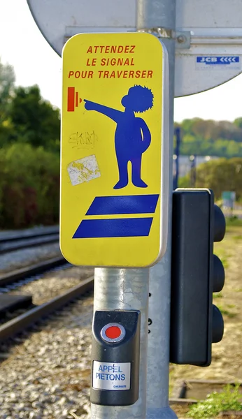 Sign in France — Stock Photo, Image