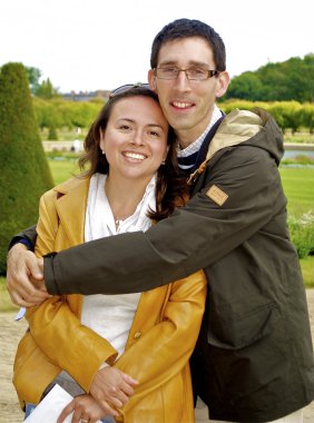 Birbirine aşık çift