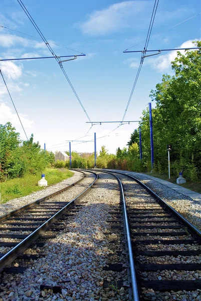 Spoorwegen in Frankrijk — Stockfoto