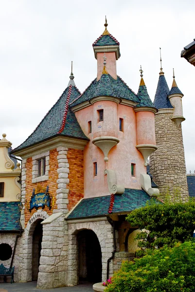 Outro lado do castelo da Disneylândia — Fotografia de Stock