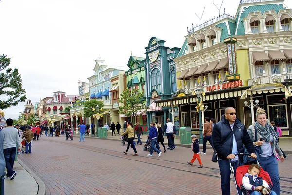 Main street of the Disneyland — Stock Photo, Image