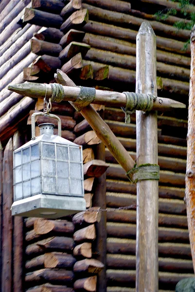 Lamp post in the Frontierland — Stock Photo, Image