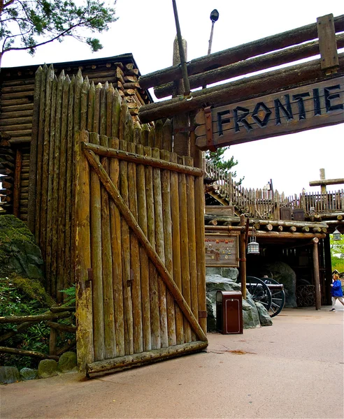 Deur naar de frontierland — Stockfoto