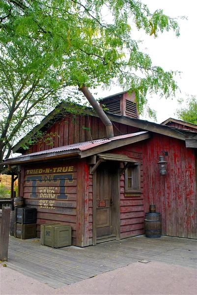 Rumah tua di Frontierland — Stok Foto